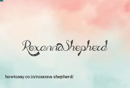 Roxanna Shepherd