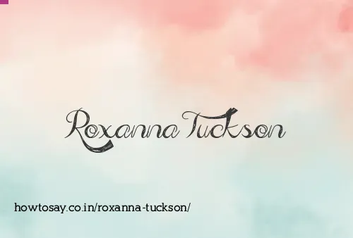Roxanna Tuckson
