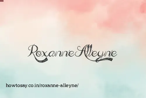 Roxanne Alleyne