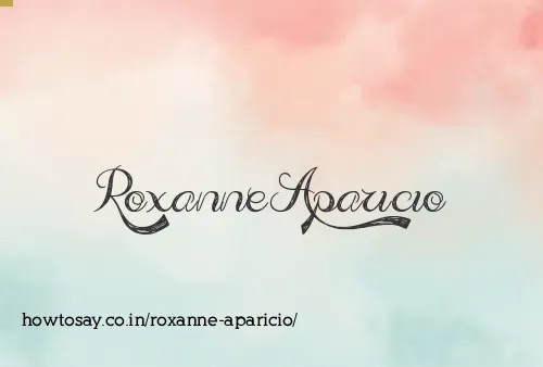 Roxanne Aparicio