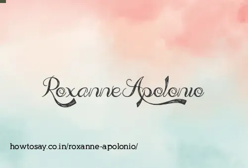 Roxanne Apolonio