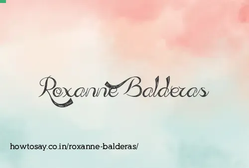 Roxanne Balderas