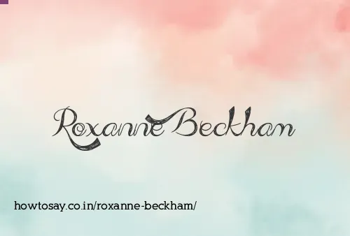 Roxanne Beckham