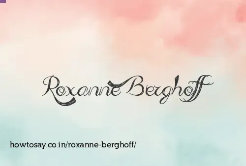 Roxanne Berghoff