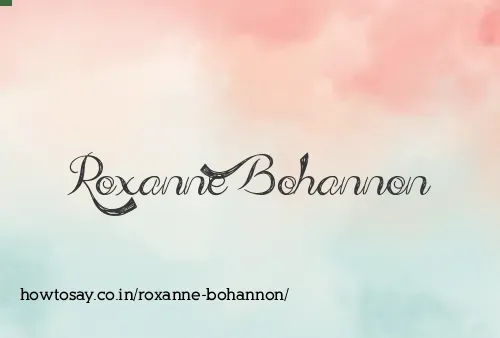 Roxanne Bohannon