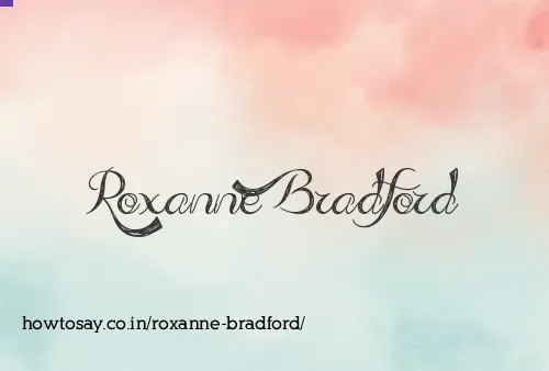 Roxanne Bradford