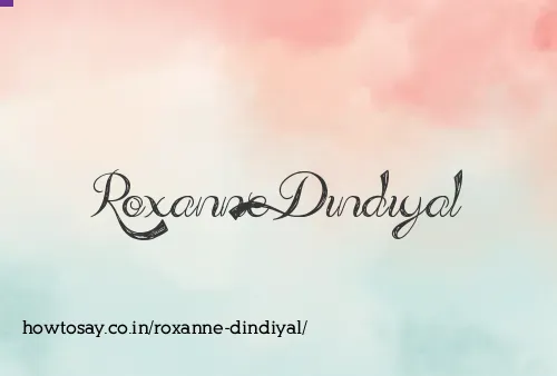 Roxanne Dindiyal