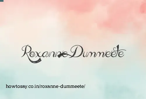 Roxanne Dummeete