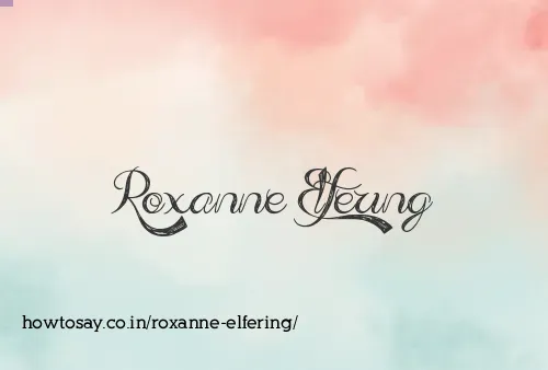 Roxanne Elfering