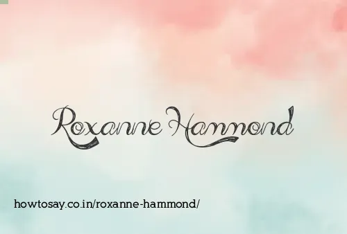 Roxanne Hammond