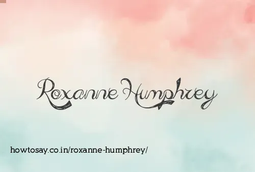 Roxanne Humphrey