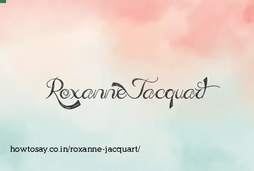 Roxanne Jacquart