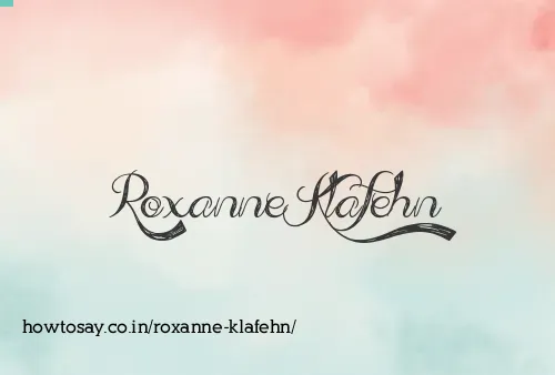 Roxanne Klafehn