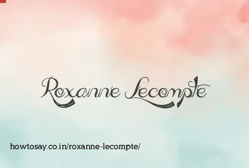 Roxanne Lecompte