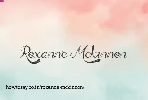 Roxanne Mckinnon