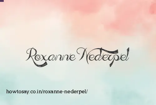 Roxanne Nederpel