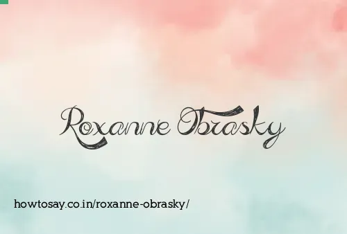 Roxanne Obrasky