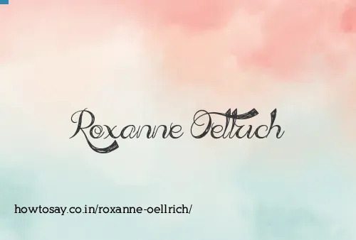 Roxanne Oellrich