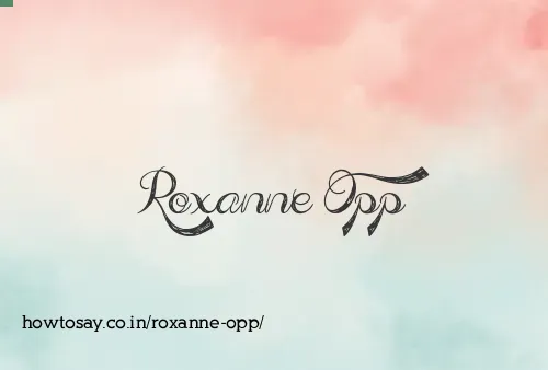 Roxanne Opp