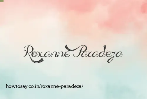 Roxanne Paradeza