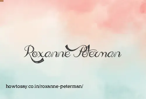 Roxanne Peterman