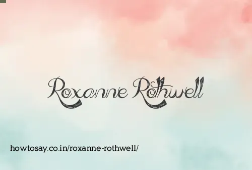 Roxanne Rothwell