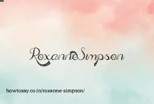 Roxanne Simpson