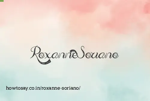 Roxanne Soriano