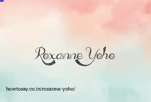 Roxanne Yoho