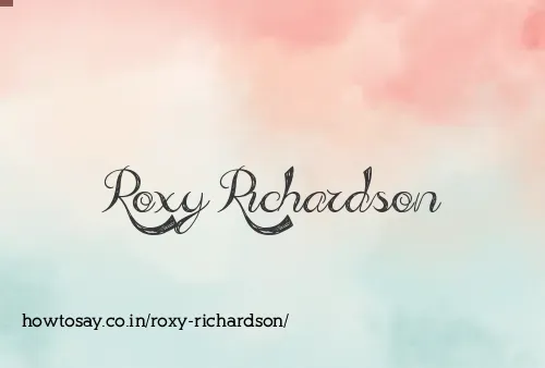 Roxy Richardson