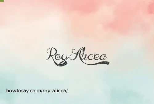 Roy Alicea