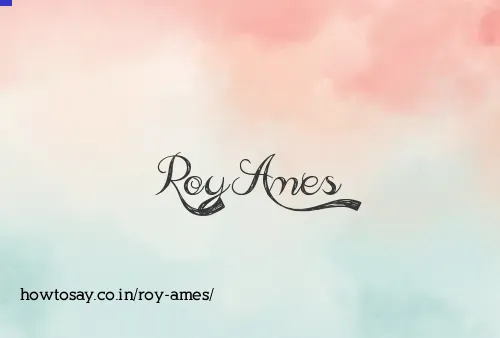 Roy Ames