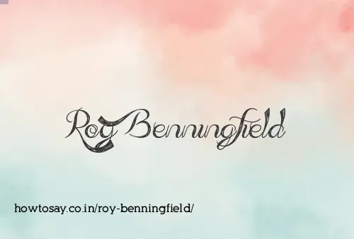 Roy Benningfield