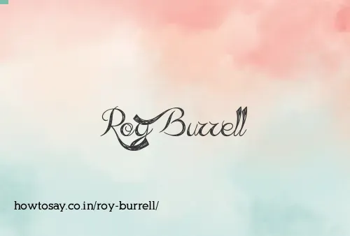 Roy Burrell