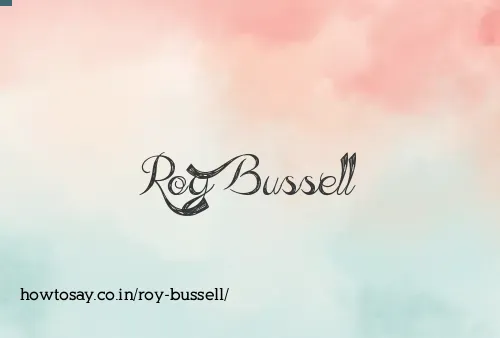 Roy Bussell