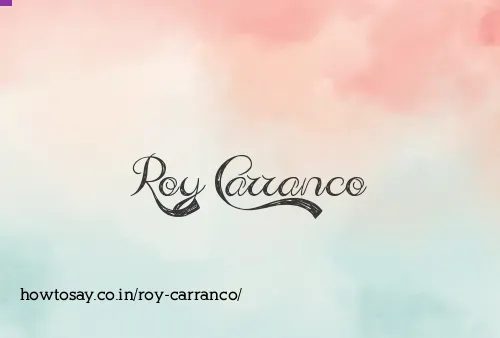 Roy Carranco