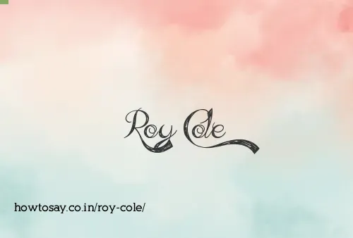 Roy Cole