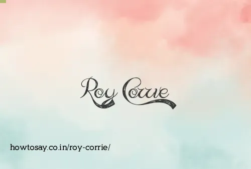 Roy Corrie