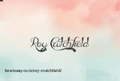 Roy Crutchfield