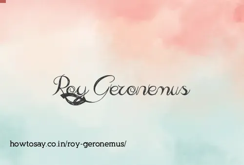 Roy Geronemus