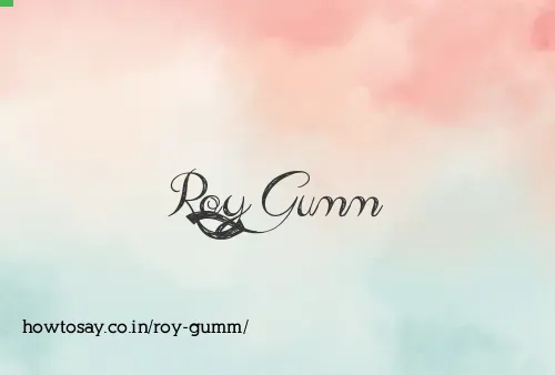 Roy Gumm