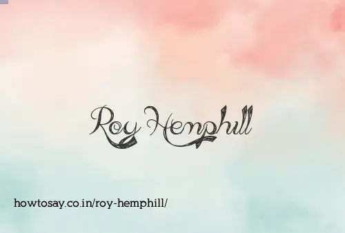 Roy Hemphill