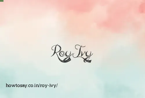 Roy Ivy