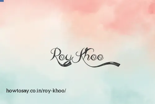 Roy Khoo