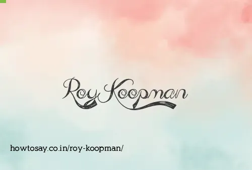 Roy Koopman