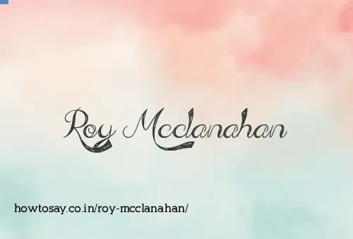Roy Mcclanahan