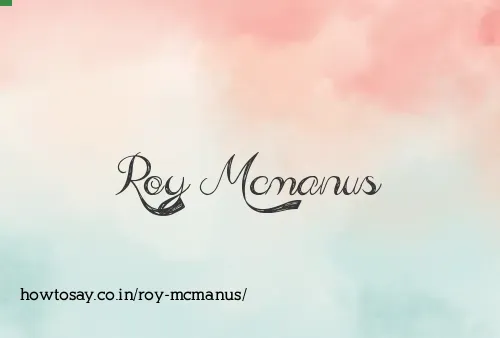 Roy Mcmanus