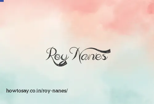 Roy Nanes