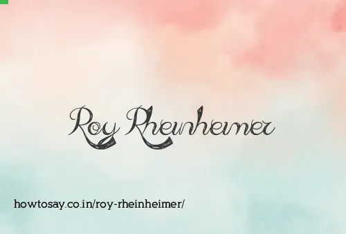 Roy Rheinheimer