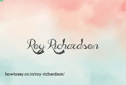 Roy Richardson